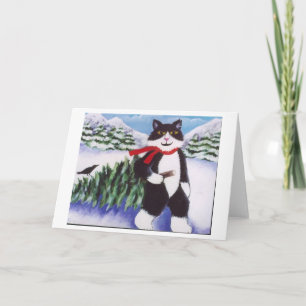 CARTES POUR FÊTES ANNUELLES CHASSEUR DE DÉCEMBRE