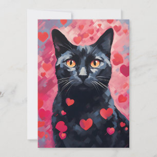 Cartes Pour Fêtes Annuelles Chat de Bombay la Saint-Valentin