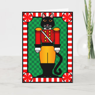 Cartes Pour Fêtes Annuelles Chat de casse-noix