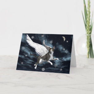 Cartes Pour Fêtes Annuelles Chat de Noël