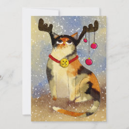 Cartes Pour Fêtes Annuelles Chat de Noël