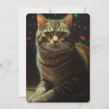 Chat de Noël mignon