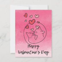 Chat doux Saint Valentin