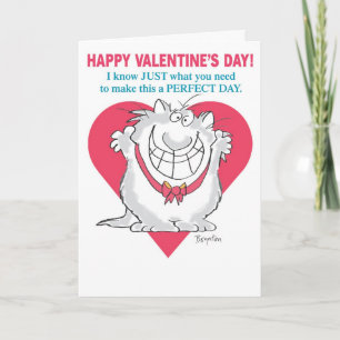 Cartes Pour Fêtes Annuelles CHAT ENTHOUSIASTIQUE Valentines par Boynton