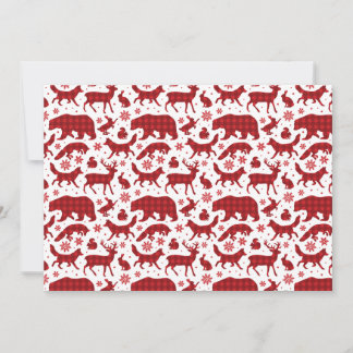 Cartes Pour Fêtes Annuelles Chat tabby festif motif de Noël