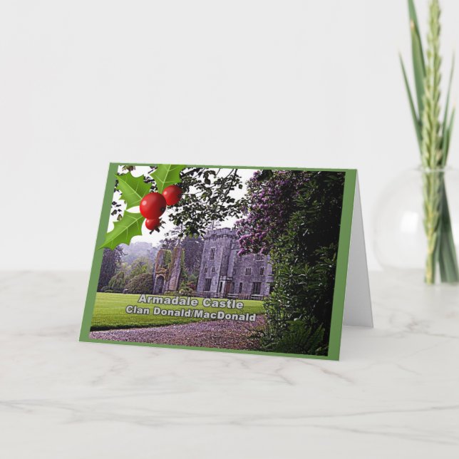 Cartes Pour Fêtes Annuelles Château Armadale - Clan Donald/MacDonald Noël (Devant)