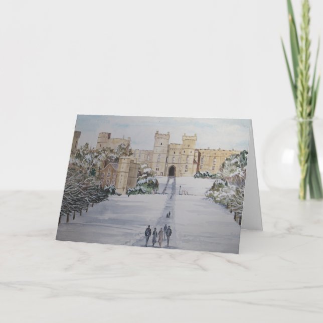 Cartes Pour Fêtes Annuelles Château de Bonnes Fêtes-Windsor (Devant)