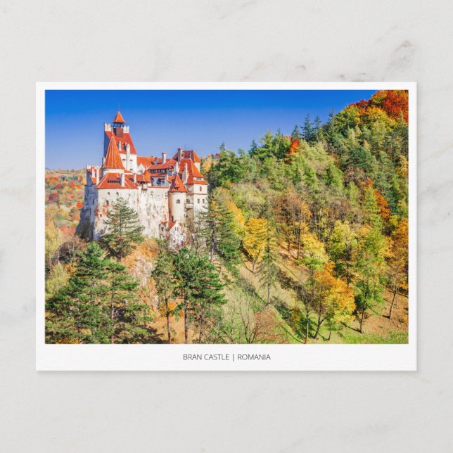 Cartes Pour Fêtes Annuelles Château de Bran, Transylvanie, Roumanie (Devant)