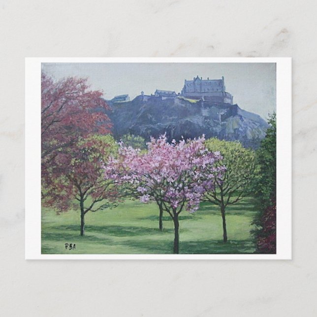 Cartes Pour Fêtes Annuelles Château d'Édimbourg. Édimbourg, Écosse (Devant)