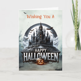 Cartes Pour Fêtes Annuelles Château éffrayant Halloween