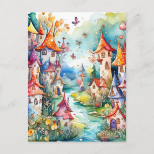 Cartes Pour Fêtes Annuelles Château magique Fairyland