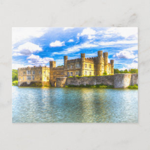Cartes Pour Fêtes Annuelles Château médiéval anglais