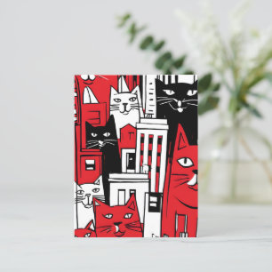 Cartes Pour Fêtes Annuelles Chats à New York