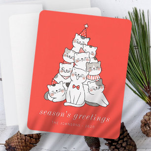 Cartes Pour Fêtes Annuelles Chats chats chats chats chats chats de Noël