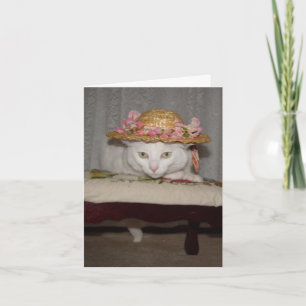Cartes Pour Fêtes Annuelles Chats romantiques personnalisés