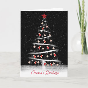 Cartes Pour Fêtes Annuelles Chaussettes rouges et baseball de Noël