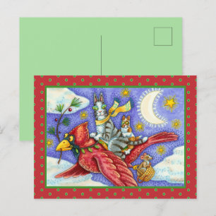 CARTES POUR FÊTES ANNUELLES CHAUSSURES FUNNY N'FITZ, CARDINATEUR GÉANT DE NOËL