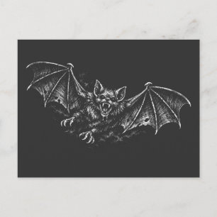 Cartes Pour Fêtes Annuelles Chauve-souris plongeante - par BurnsInHell