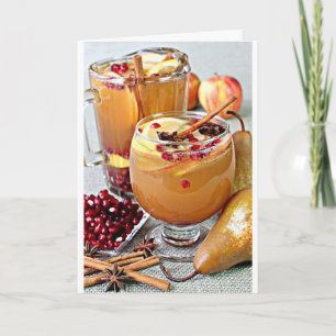 CARTES POUR FÊTES ANNUELLES CHEERS JOYEZ NOËL / HEUREUX NOUVEL AN