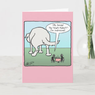 Cartes Pour Fêtes Annuelles "Chef's Table" Valentine's Day Card