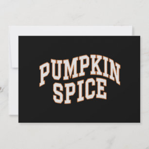 Cartes Pour Fêtes Annuelles Chemise d'automne à épices de citrouille Thanksgiv