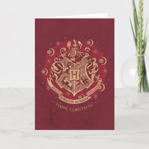 Cartes Pour Fêtes Annuelles Chemise de fer rouge HOGWARTS™ Crest