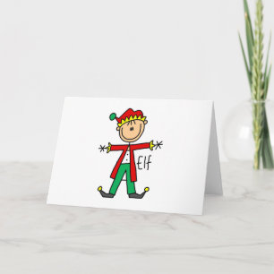 Cartes Pour Fêtes Annuelles Chemises et cadeaux de lutin de vacances