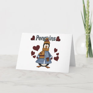 Cartes Pour Fêtes Annuelles Chemises et cadeaux de manchots d'hiver