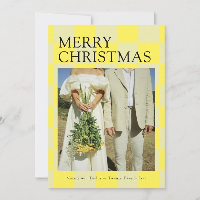 Cartes Pour Fêtes Annuelles Chèques de Noël (Devant)