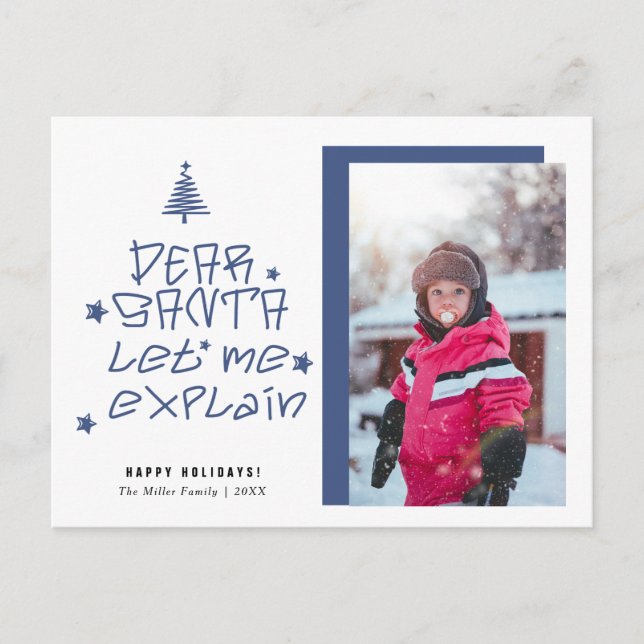 Cartes Pour Fêtes Annuelles Cher Noël Père Noël (Devant)