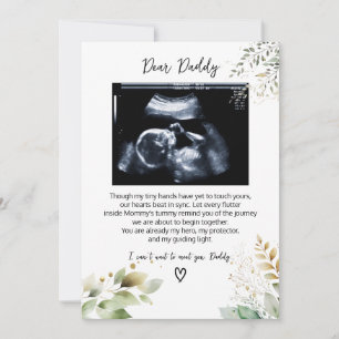 Cartes Pour Fêtes Annuelles Cher Papa, Un Message du Petit