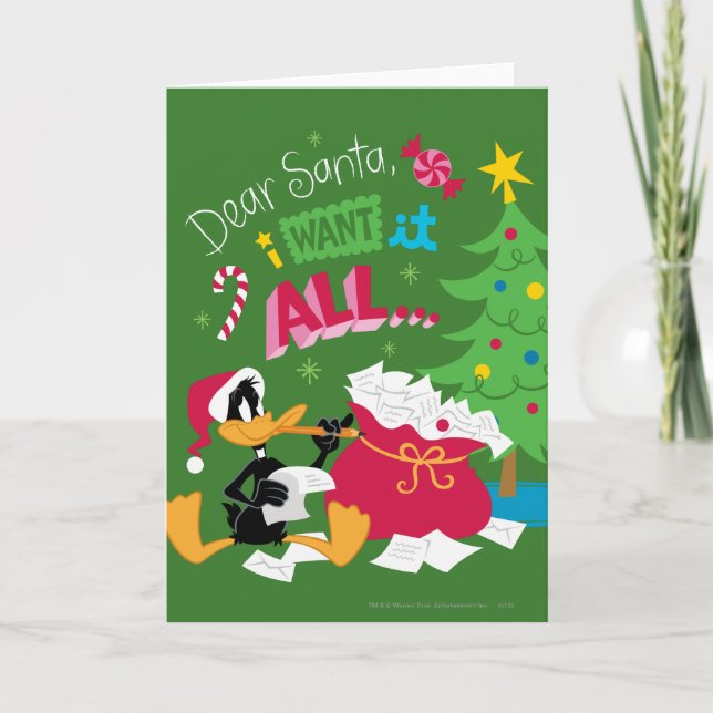 Cartes Pour Fêtes Annuelles Cher Père Noël (Devant)