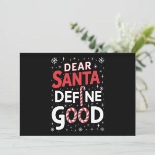 Cartes Pour Fêtes Annuelles Cher Père Noël Définir les fêtes de Noël