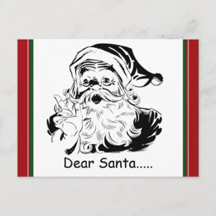 Cartes Pour Fêtes Annuelles Cher Père Noël....d'une femme adulte