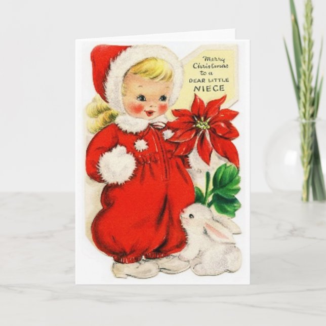 Cartes Pour Fêtes Annuelles Chère petite nièce (Devant)