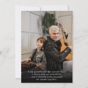 Cartes Pour Fêtes Annuelles Chérir les moments avec les petits-enfants