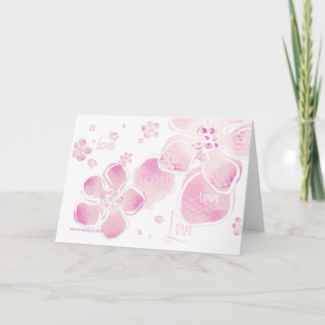 Cartes Pour Fêtes Annuelles Cherry Blossom (Devant)
