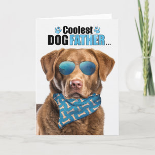 Cartes Pour Fêtes Annuelles Chesapeake Bay Chien Coolest Papa Jamais Fête des 