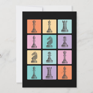 Cartes Pour Fêtes Annuelles Chess Gift I Really Love The Chess Pieces