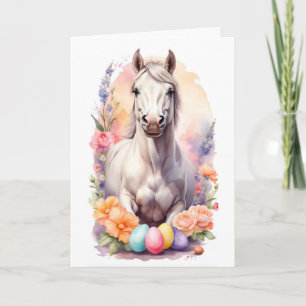 Cartes Pour Fêtes Annuelles cheval de Pâques