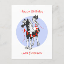 Cheval mignon Joyeux anniversaire