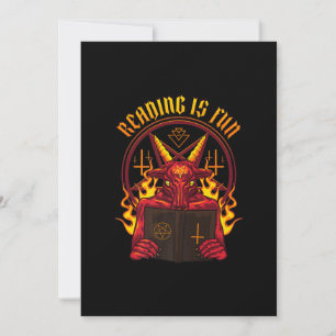 Cartes Pour Fêtes Annuelles Chèvre Satanic Pagan Premium