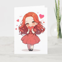Chibi Love Anime Girl