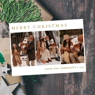 Cartes Pour Fêtes Annuelles Chic Boutique 3 Photo Noël Famille