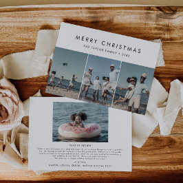 Cartes Pour Fêtes Annuelles Chic Joyeux Noël Année En examen 4 Photo