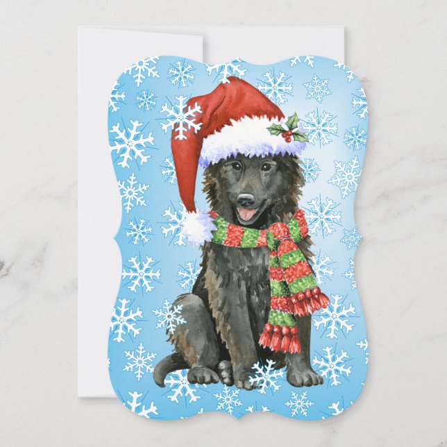 Cartes Pour Fêtes Annuelles Chien de berger heureux de Belge de Howlidays (Devant)