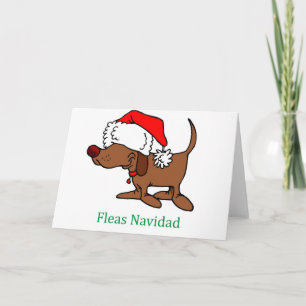 Cartes Pour Fêtes Annuelles Chien de Noël