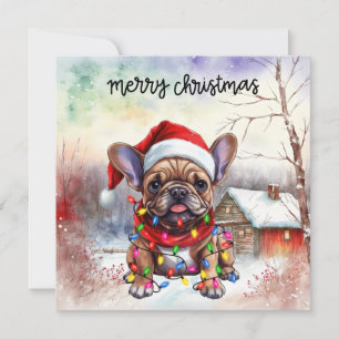 Cartes Pour Fêtes Annuelles Chien de Noël