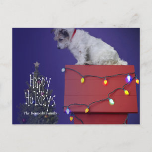 Cartes Pour Fêtes Annuelles Chien de Noël 2012