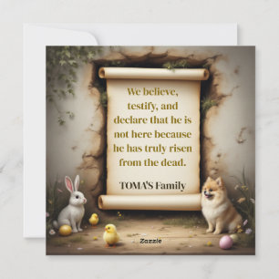 Cartes Pour Fêtes Annuelles Chien de Poméranie et message